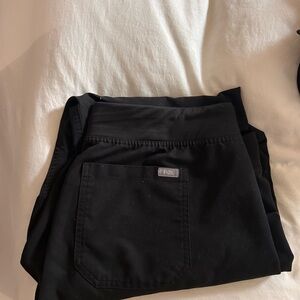 Figs Black Scrub Pants